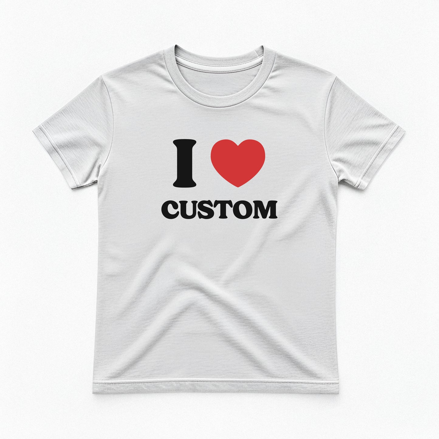 I Love Custom Baby Tee - Heartbreaker