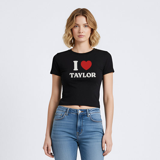 I Love Custom Baby Tee - Heartbreaker