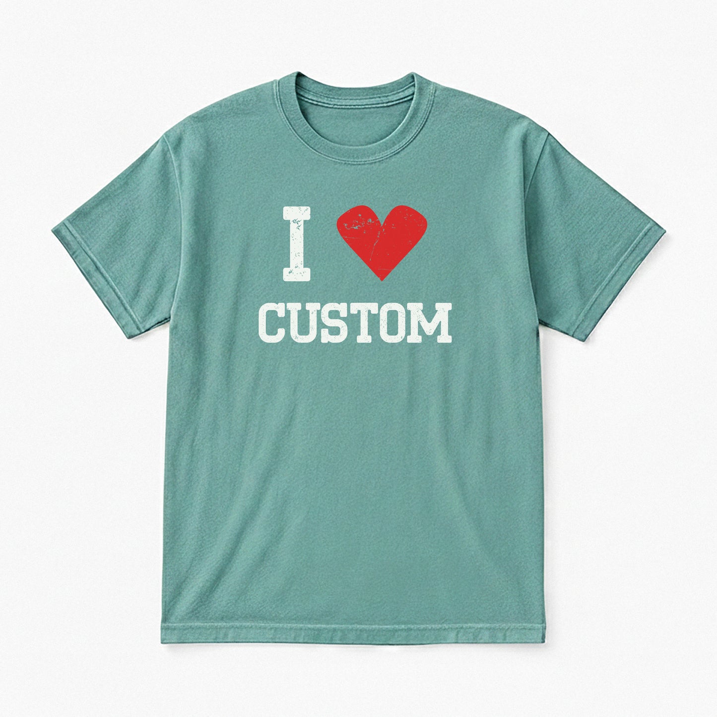 I Love Custom Classic Tee - Vintage Crush
