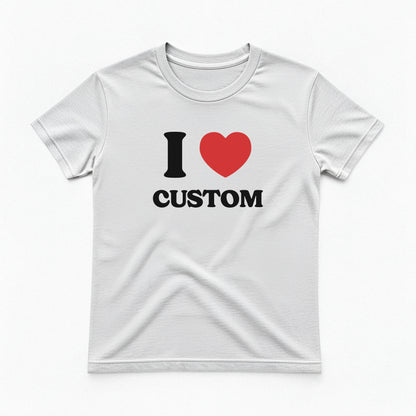 I Love Custom Baby Tee - Heartbreaker
