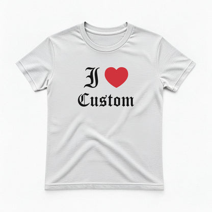 I Love Custom Baby Tee - Dark Romance