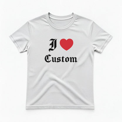 I Love Custom Baby Tee - Devotion