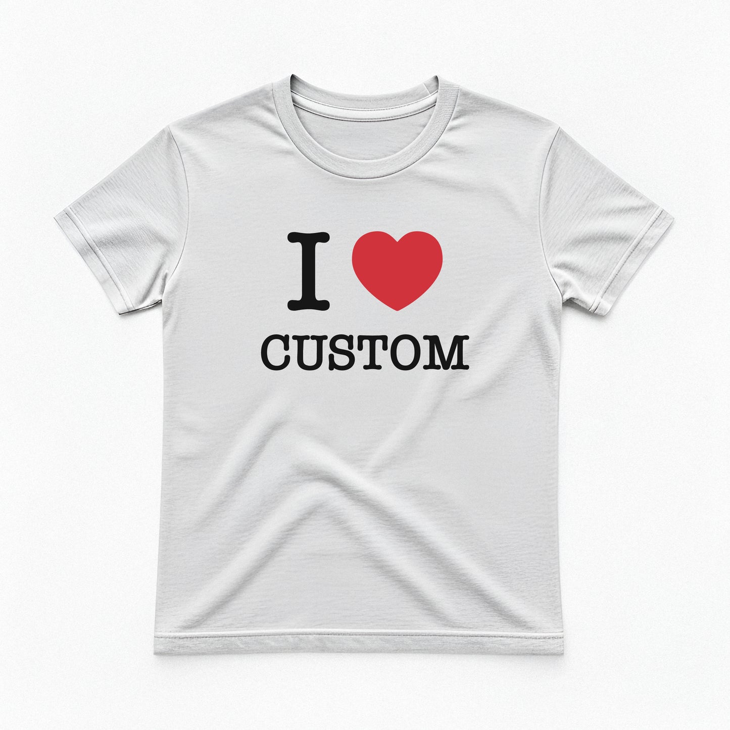 I Love Custom Baby Tee - The Classic