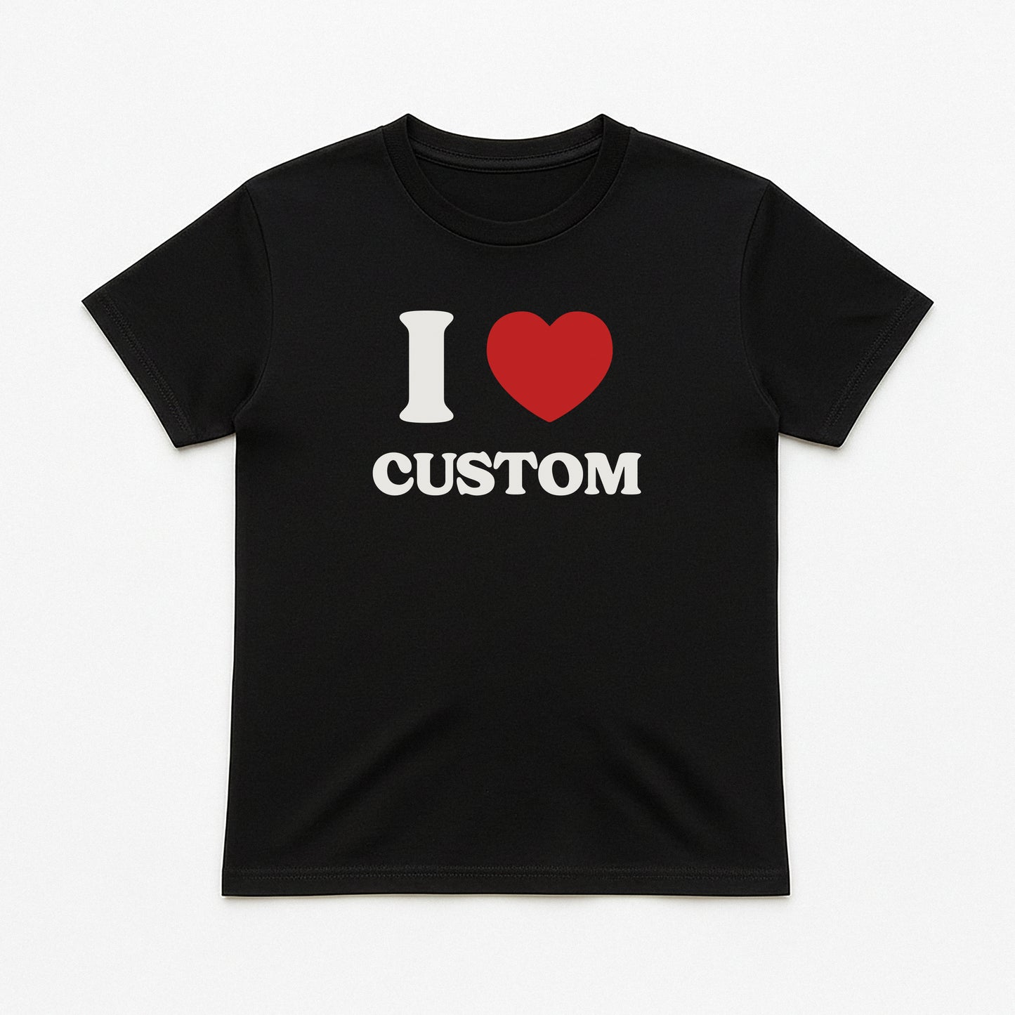 I Love Custom Baby Tee - Heartbreaker
