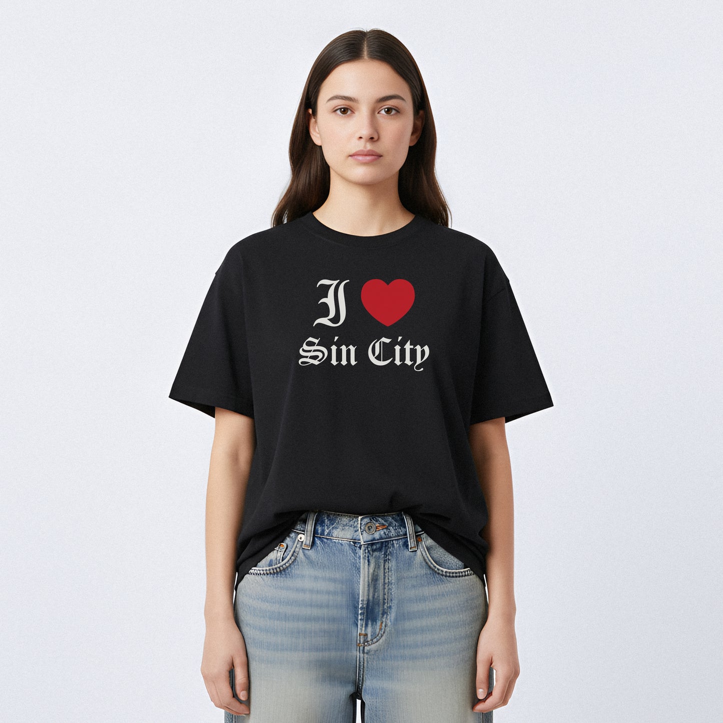 I Love Custom Classic Tee - Dark Romance