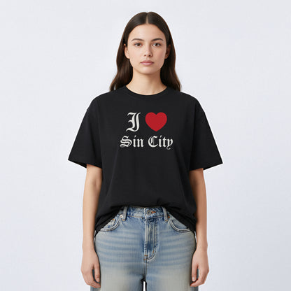 I Love Custom Classic Tee - Dark Romance