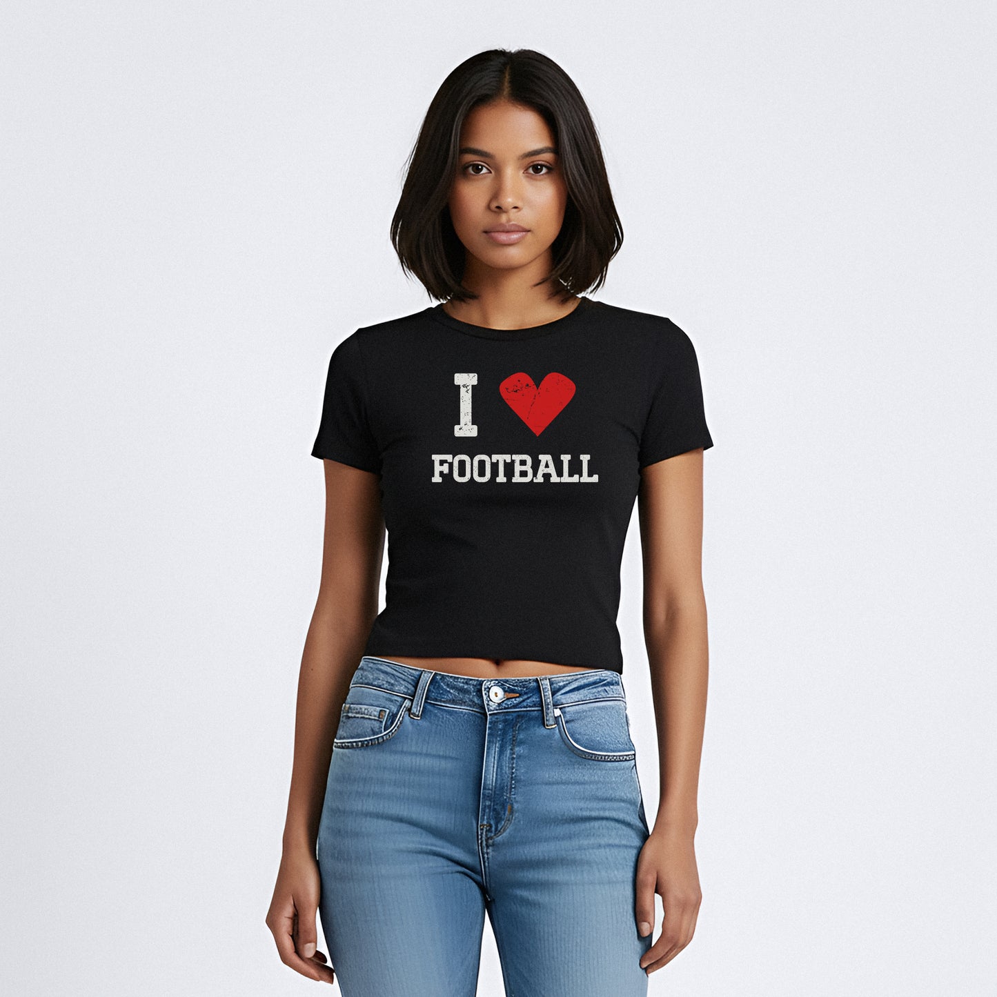 I Love Custom Baby Tee - Vintage Crush