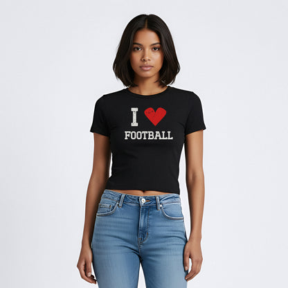 I Love Custom Baby Tee - Vintage Crush