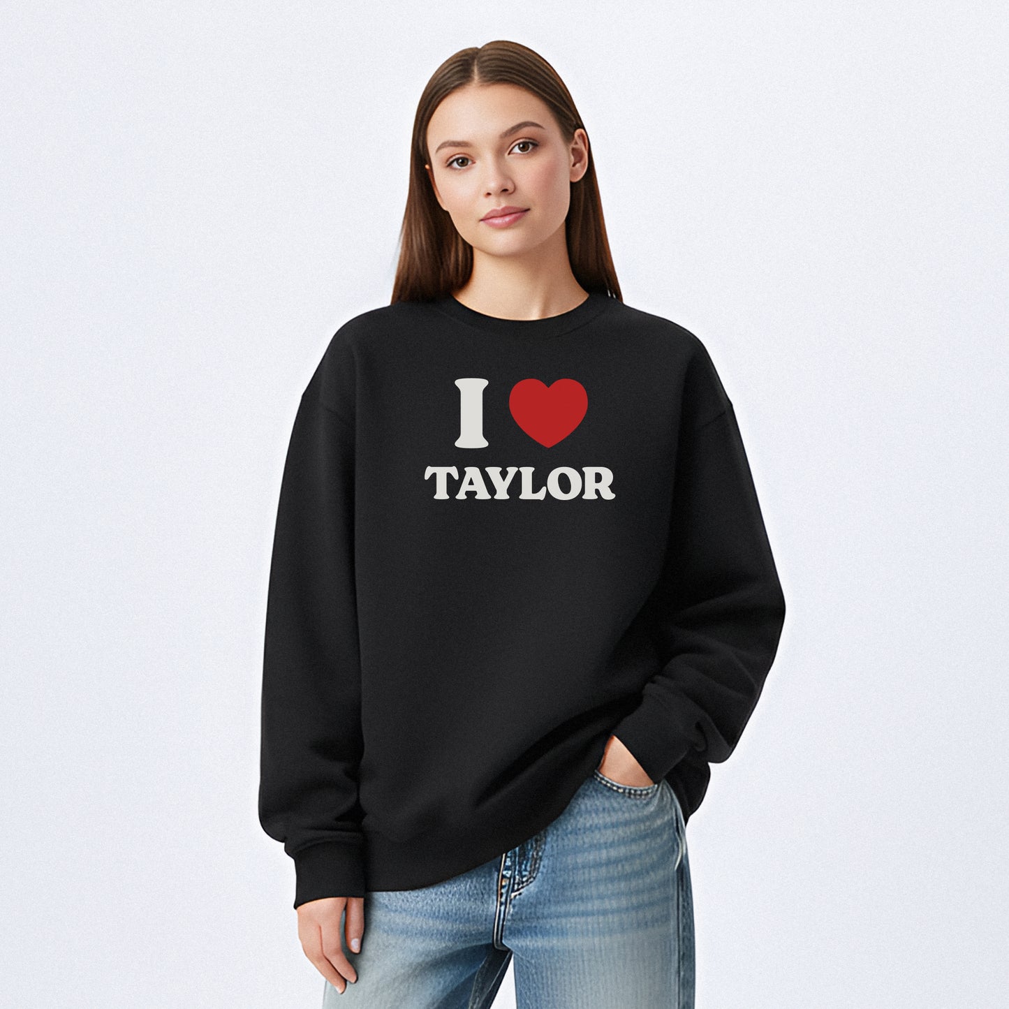 I Love Custom Sweatshirt - Heartbreaker