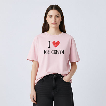 I Love Custom Classic Tee - Love Note