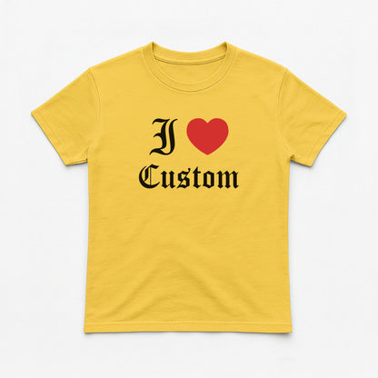 I Love Custom Baby Tee - Dark Romance