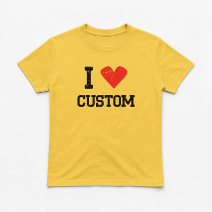 I Love Custom Baby Tee - Vintage Crush
