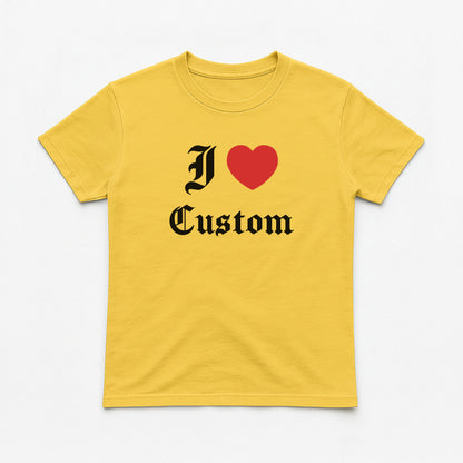 I Love Custom Baby Tee - Devotion