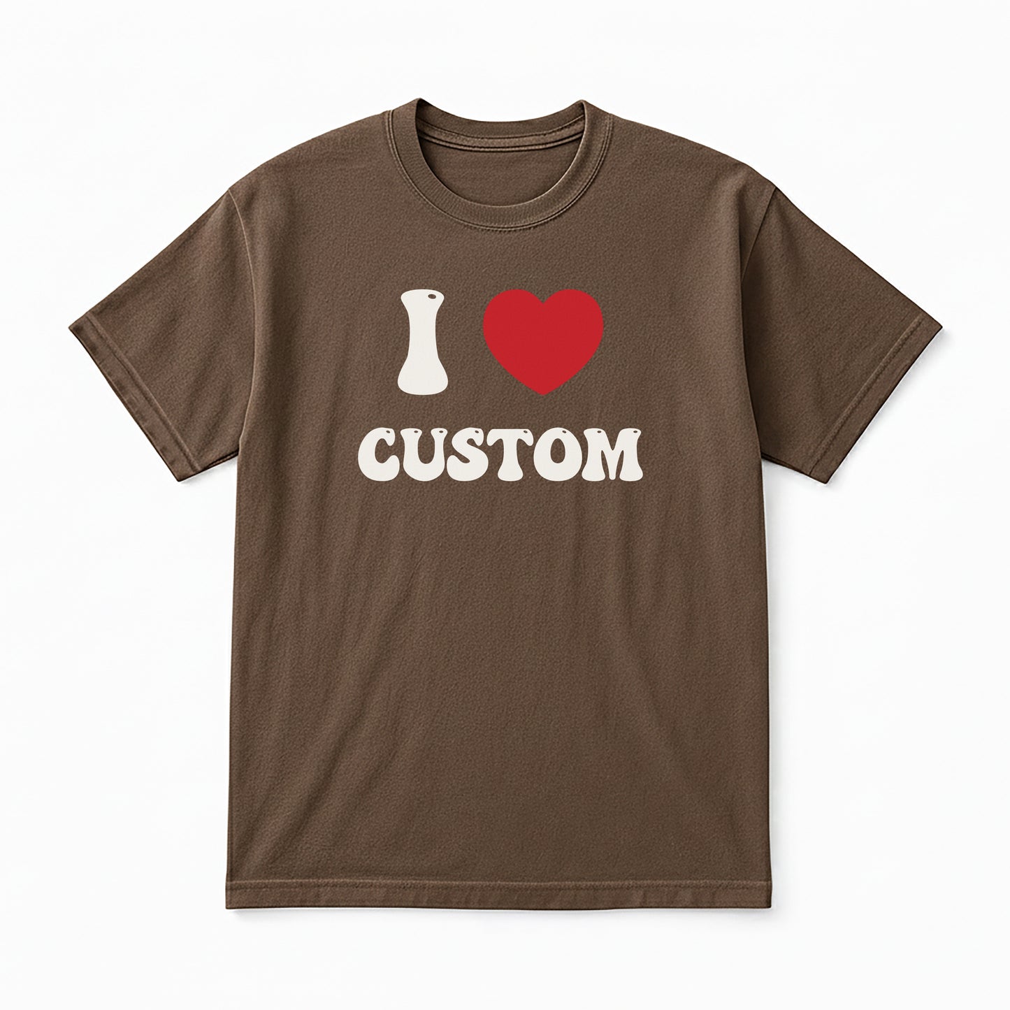 I Love Custom Classic Tee - Good Vibes