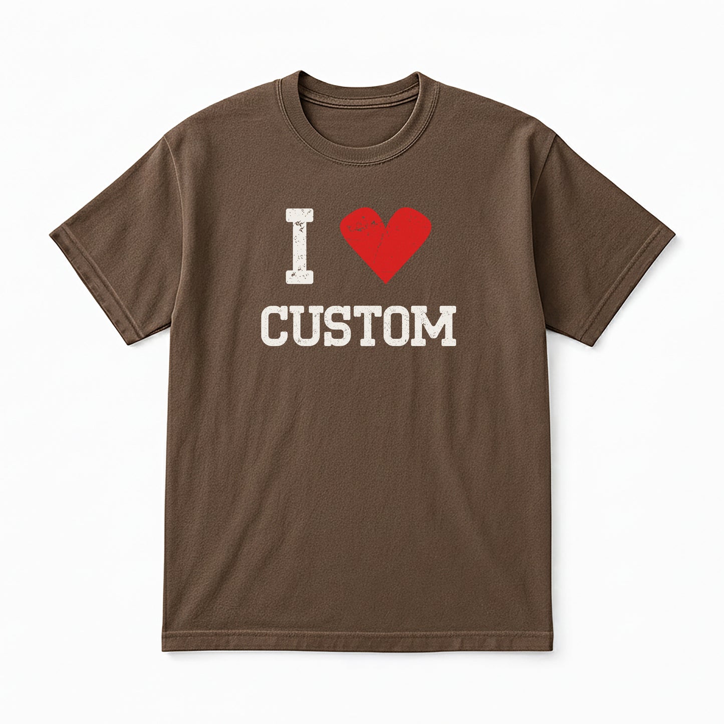 I Love Custom Classic Tee - Vintage Crush