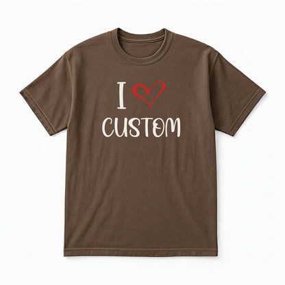 I Love Custom Classic Tee - Sugar Rush