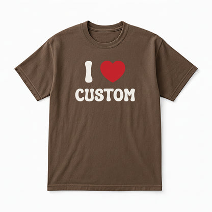 I Love Custom Classic Tee - Pure Joy