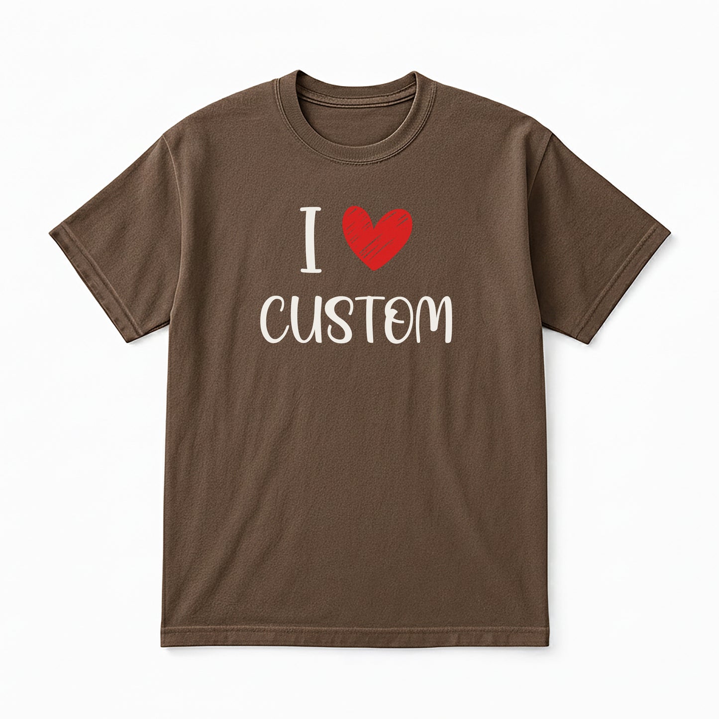 I Love Custom Classic Tee - Love Note