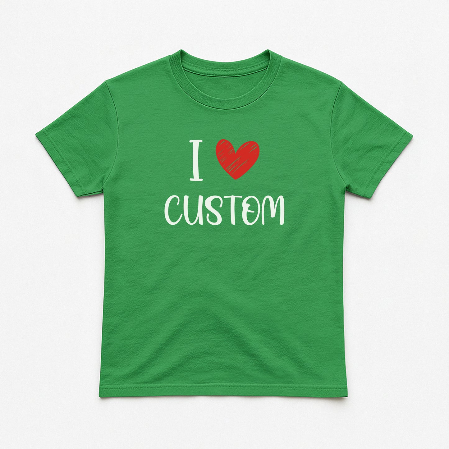 I Love Custom Baby Tee - Love Note