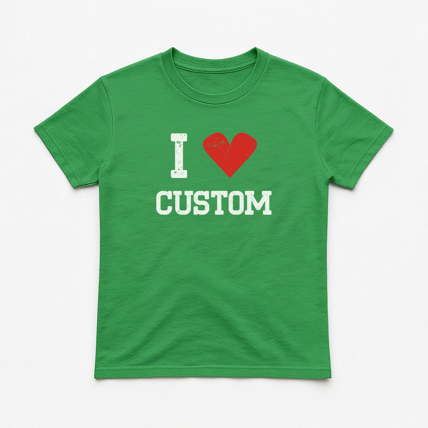 I Love Custom Baby Tee - Vintage Crush