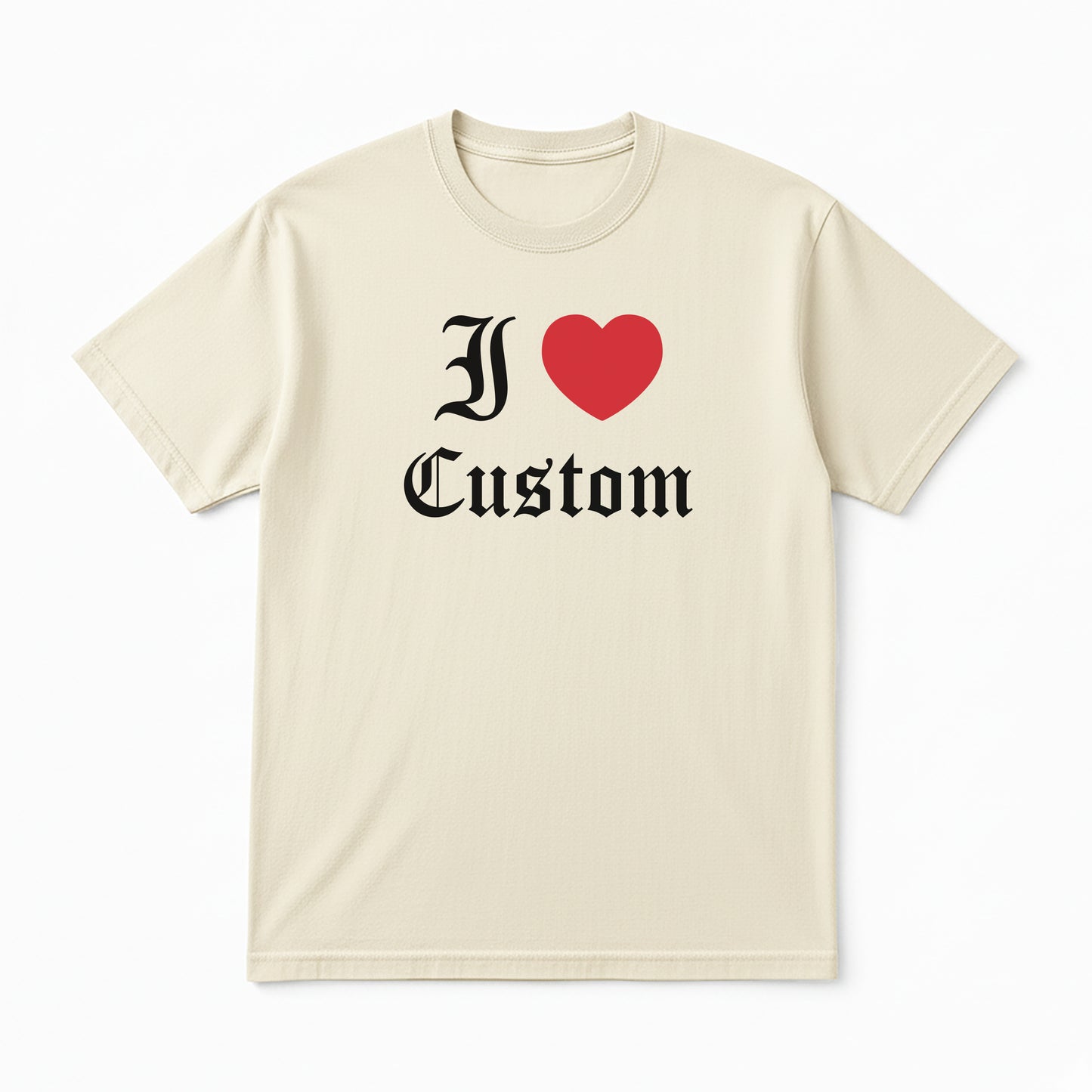 I Love Custom Classic Tee - Dark Romance