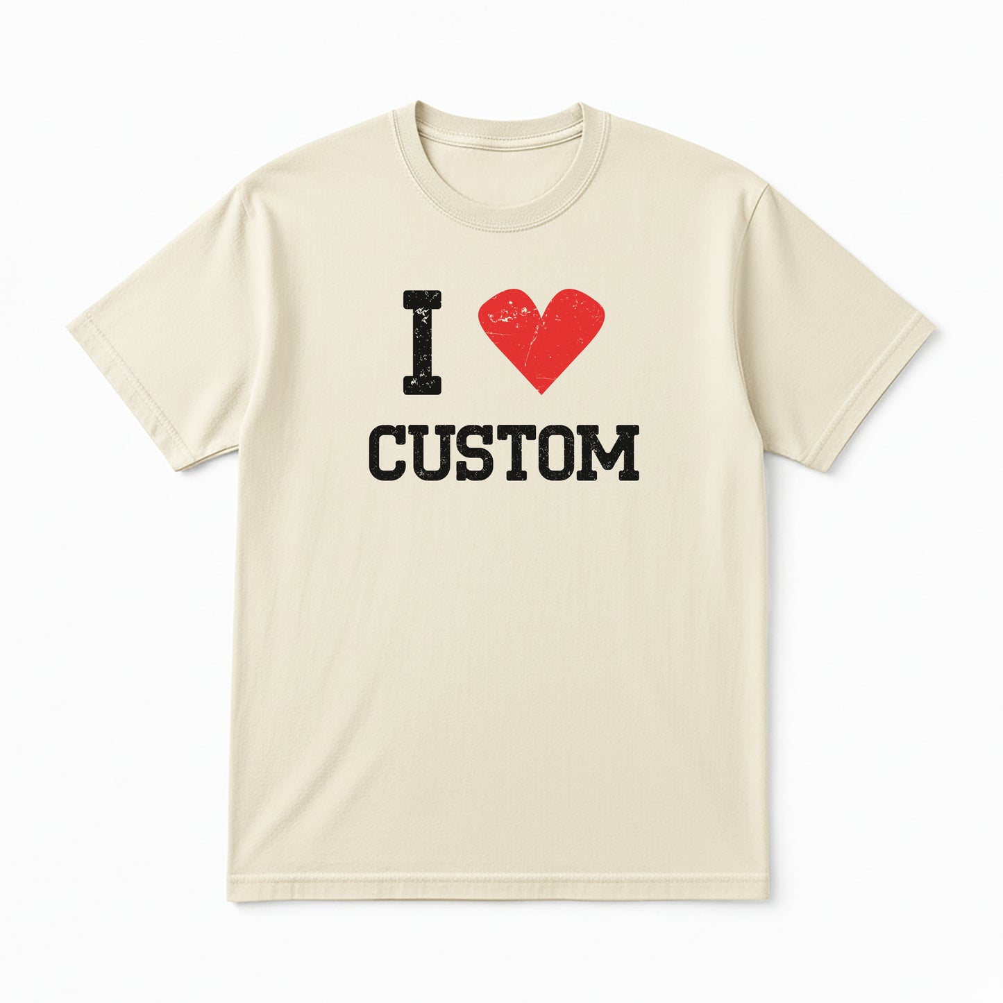 I Love Custom Classic Tee - Vintage Crush
