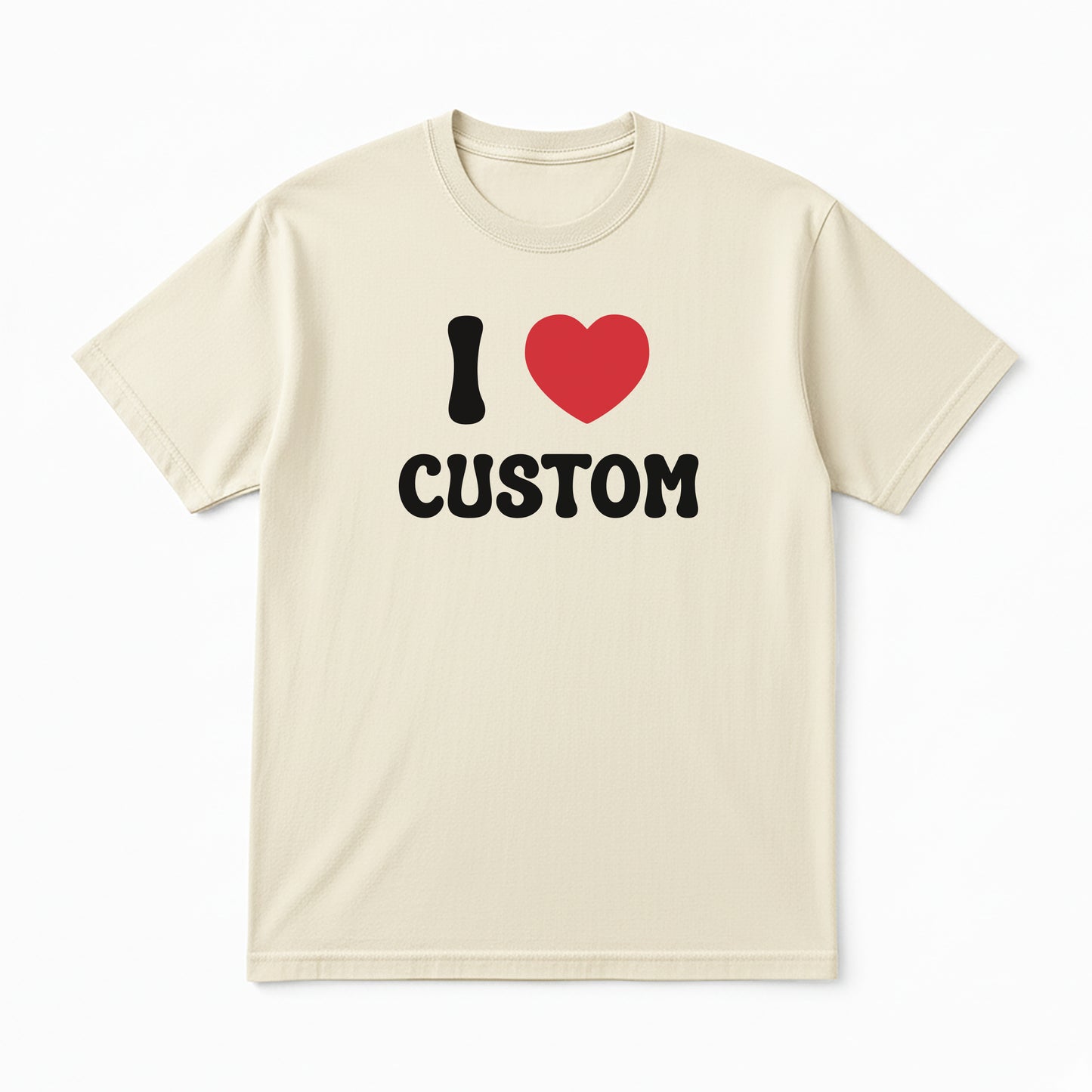I Love Custom Classic Tee - Pure Joy