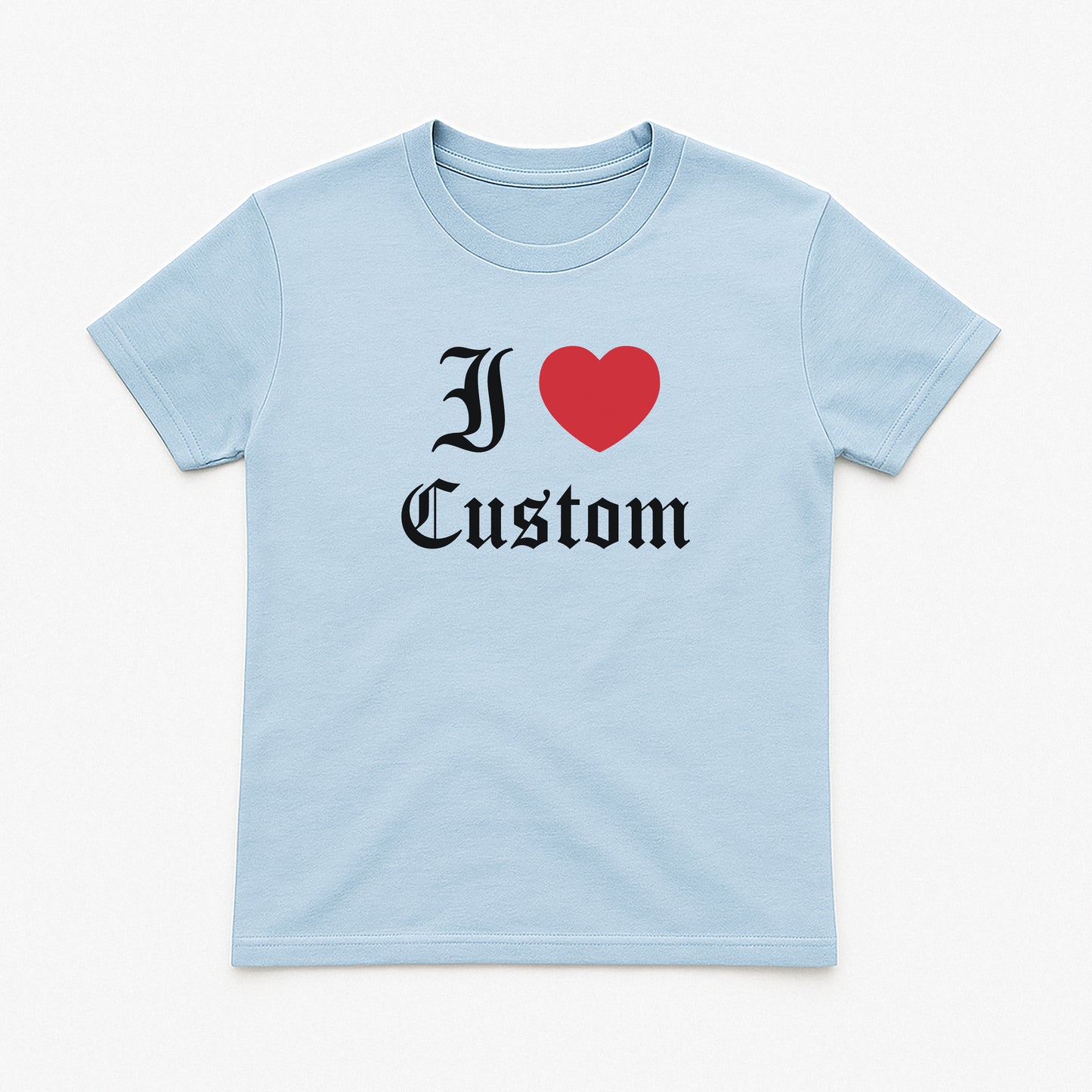 I Love Custom Baby Tee - Dark Romance