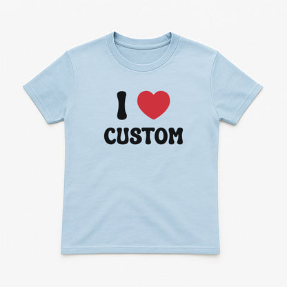 I Love Custom Baby Tee - Pure Joy
