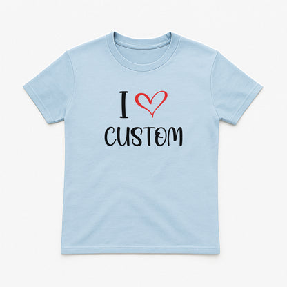 I Love Custom Baby Tee - Sugar Rush