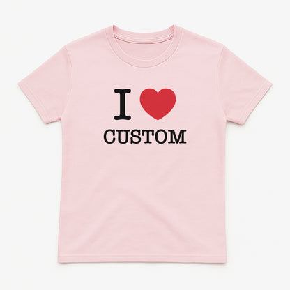 I Love Custom Baby Tee - The Classic