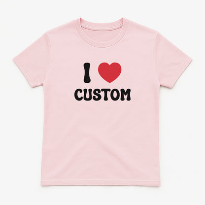 I Love Custom Baby Tee - Pure Joy