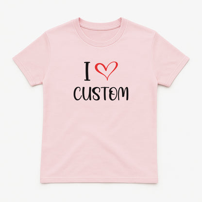 I Love Custom Baby Tee - Sugar Rush