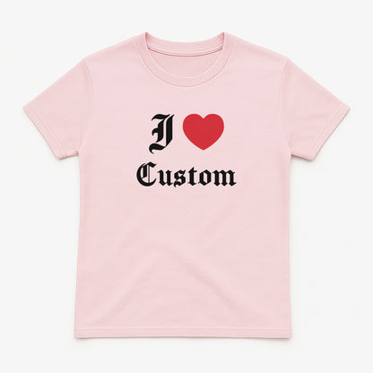 I Love Custom Baby Tee - Devotion