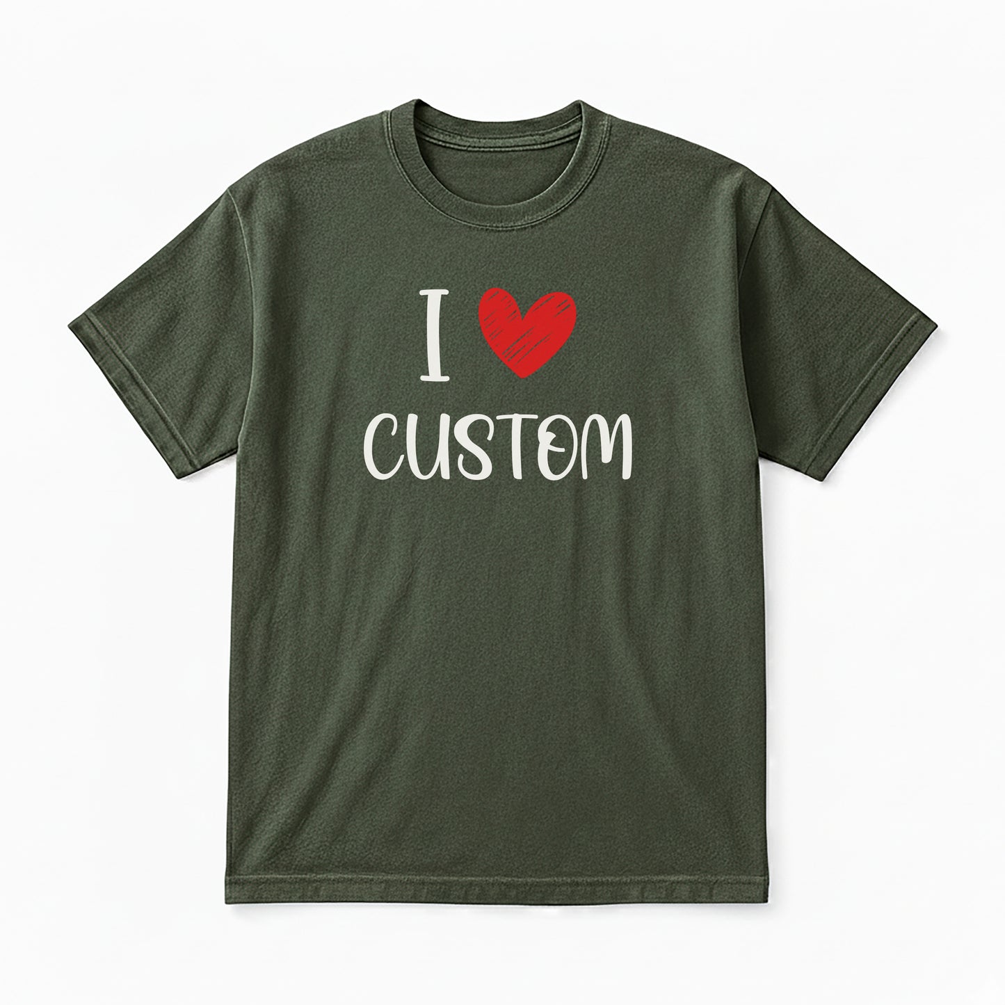 I Love Custom Classic Tee - Love Note