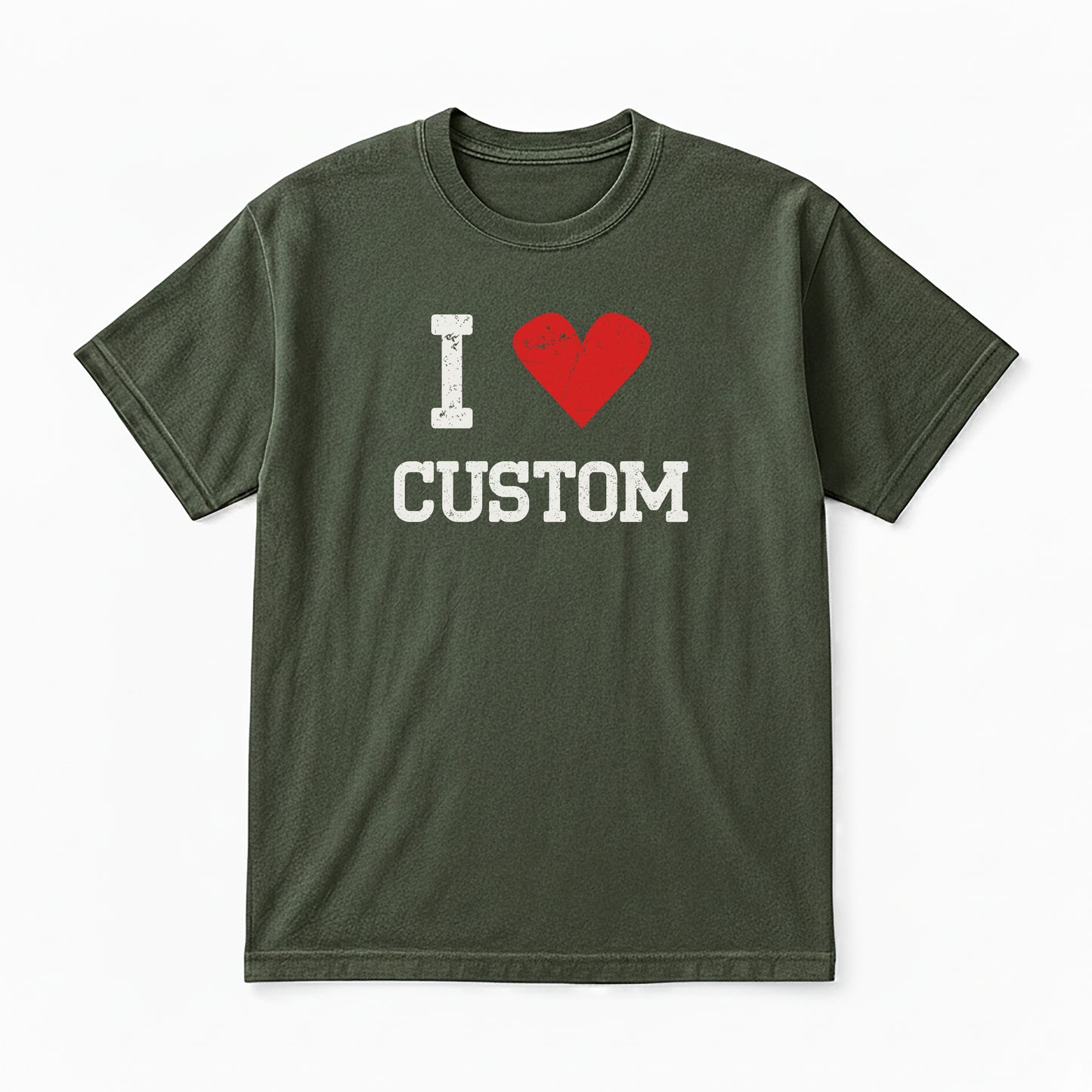 I Love Custom Classic Tee - Vintage Crush
