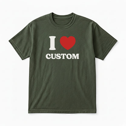 I Love Custom Classic Tee - Heartbreaker