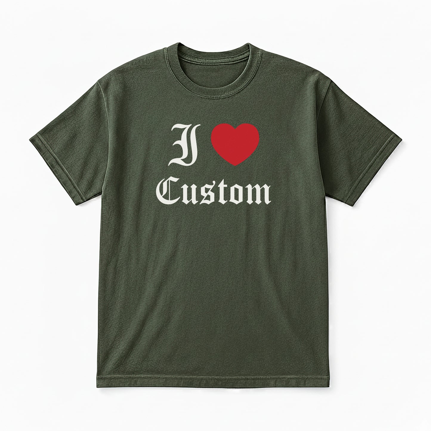 I Love Custom Classic Tee - Dark Romance