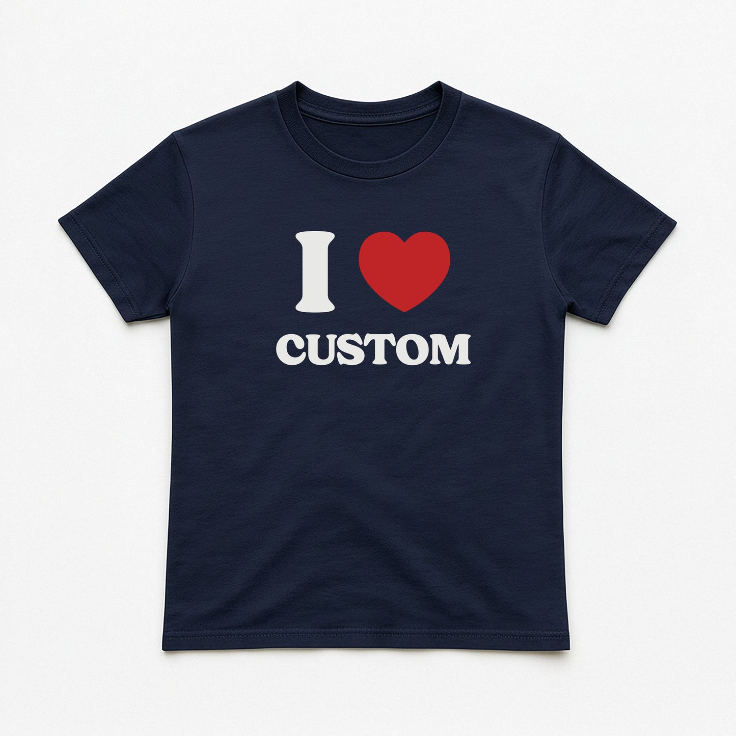 I Love Custom Baby Tee - Heartbreaker