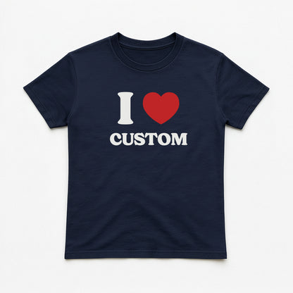 I Love Custom Baby Tee - Heartbreaker