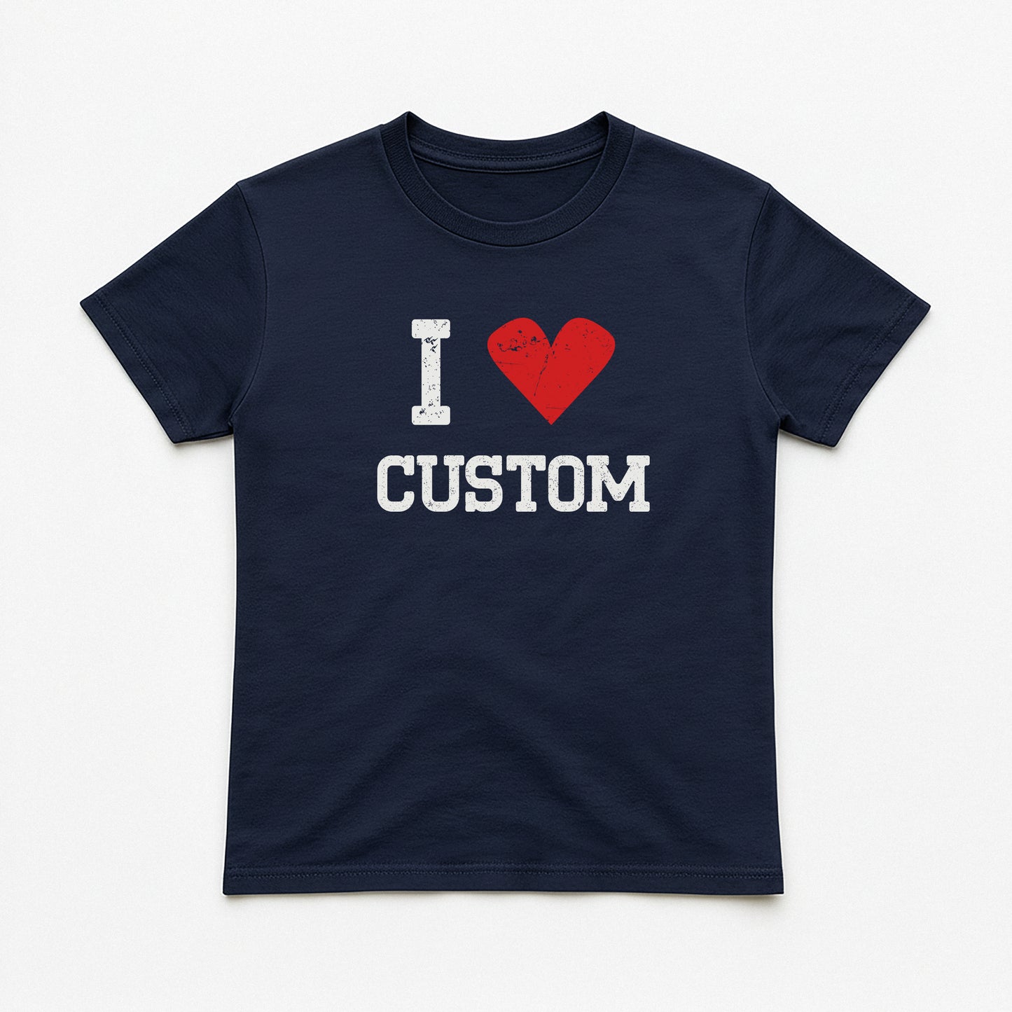 I Love Custom Baby Tee - Vintage Crush