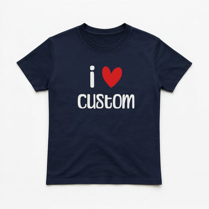I Love Custom Baby Tee - Easy Love
