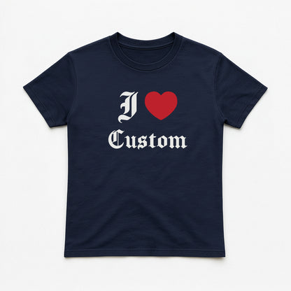I Love Custom Baby Tee - Devotion