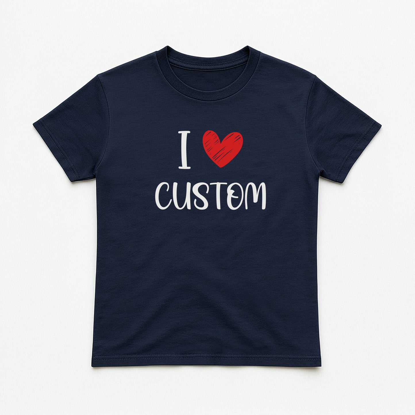 I Love Custom Baby Tee - Love Note