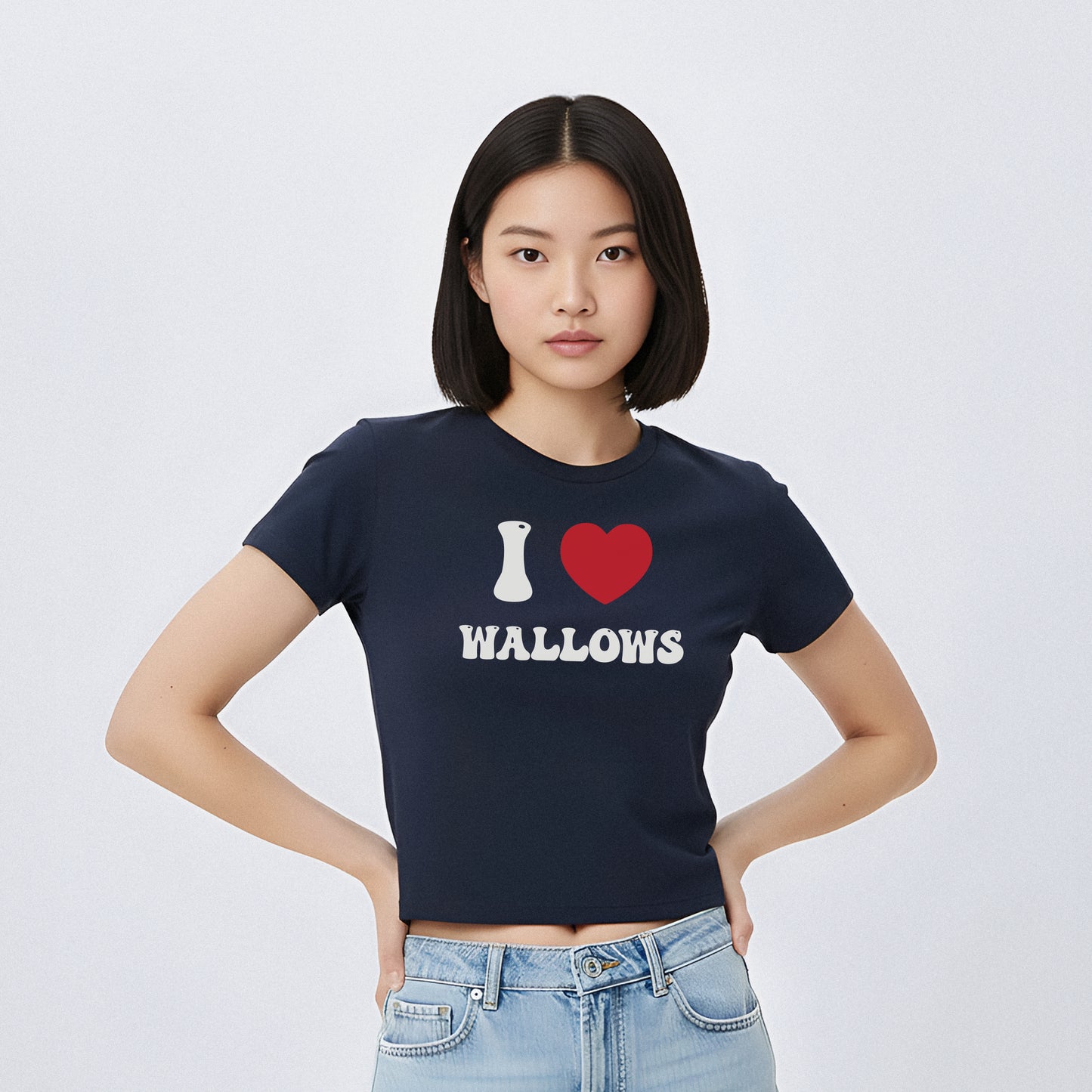 I Love Custom Baby Tee - Good Vibes