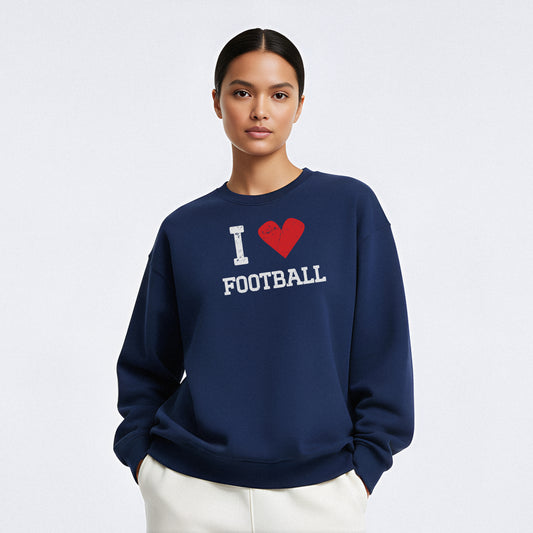 I Love Custom Sweatshirt - Vintage Crush