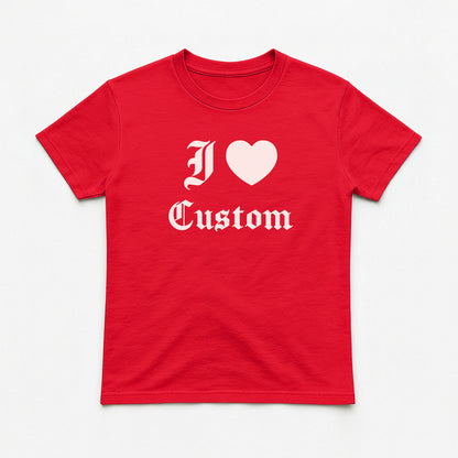 I Love Custom Baby Tee - Devotion