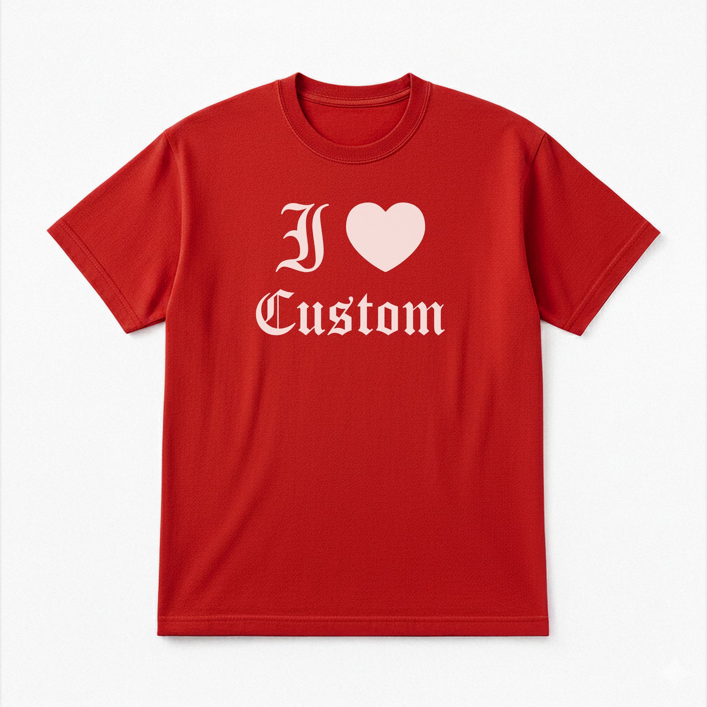 I Love Custom Classic Tee - Dark Romance