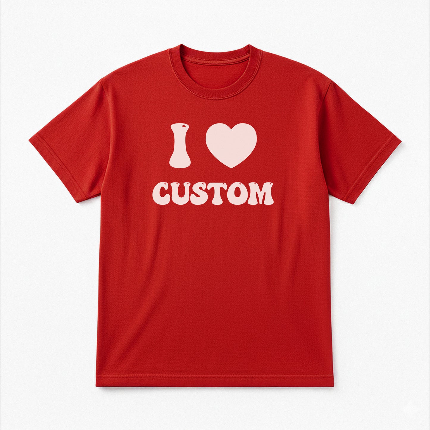 I Love Custom Classic Tee - Good Vibes