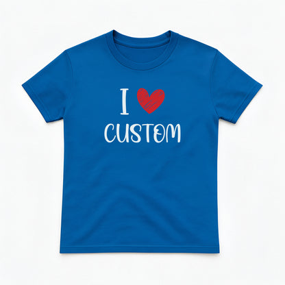 I Love Custom Baby Tee - Love Note